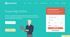 Desktop Screenshot of essayspark.com