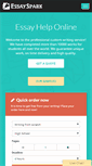 Mobile Screenshot of essayspark.com